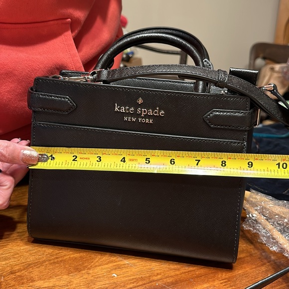 Kate Spade “Staci Saffiano Leather” Medium Black purse and wallet set - Picture 5 of 14